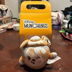 Disney Parks Munchling Mickey Mouse Cinnamon Swirl Bun with Box 4 1/3”